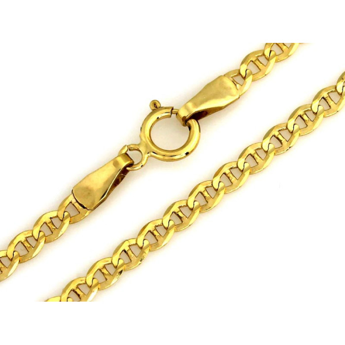 Złoty łańcuszek 585 splot Marina Gucci 42 cm na prezent
