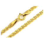 Łańcuszek ze złota 585 splot Marina Gucci 40 cm modny splot na prezent