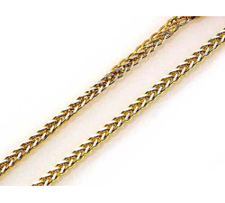 Złoty łańcuszek 585 masywny elegancki lisi ogon 50 cm