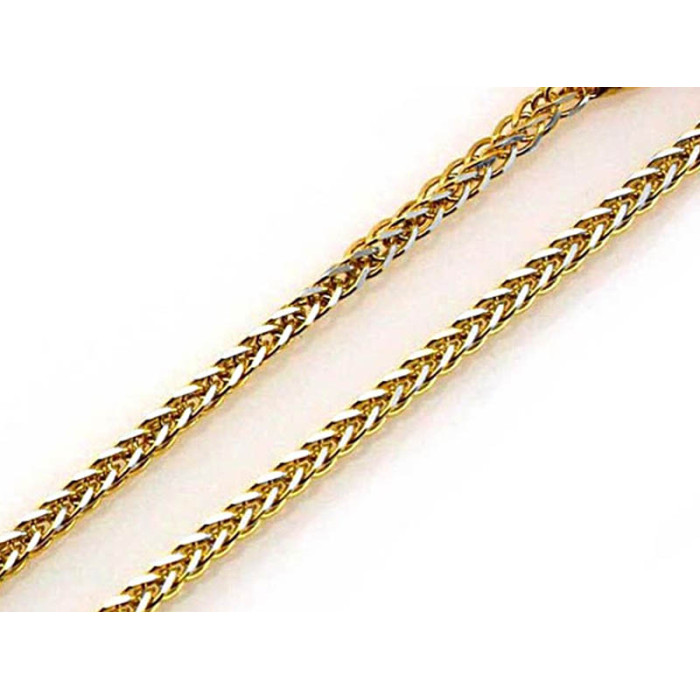 Złoty łańcuszek 585 masywny elegancki lisi ogon 50 cm