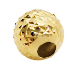złoty diamentowany beads