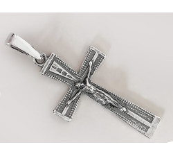 Srebrny krzyżyk 925 z Chrystusem