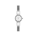 Zegarek DAMSKI w srebrnym kolorze biała tarcza