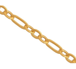Złoty łańcuszek 585 splot klasyczny brilantata 7,10 g