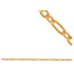 Złoty łańcuszek 585 splot klasyczny brilantata 7,10 g