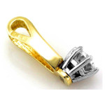 Złoty komplet biżuterii 333 elegancki białe złoto 6.61g