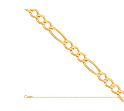Złoty łańcuszek 585 SPLOT FIGARO 55cm 2,0g