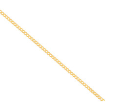 Złoty łańcuszek 585 pancerka z rowkiem 55 cm 8,10 g