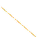 Złoty łańcuszek 585 pancerka z rowkiem 55 cm 8,10 g