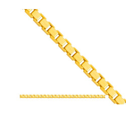 Złoty łańcuszek 585 SPLOT KOSTKA 55 cm 3,20g