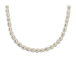 Srebrny naszyjnik 925 pozłacany naturalne perły
