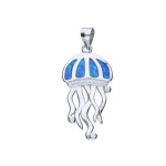 Srebrna przywieszka 925 meduza z opalem 2,35g