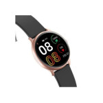 Czarny Smartwatch z wieloma funkcjami różowa koperta