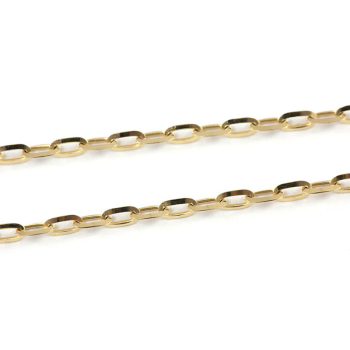 Złoty łańcuszek 585 splot ankier 55 cm 2,74g