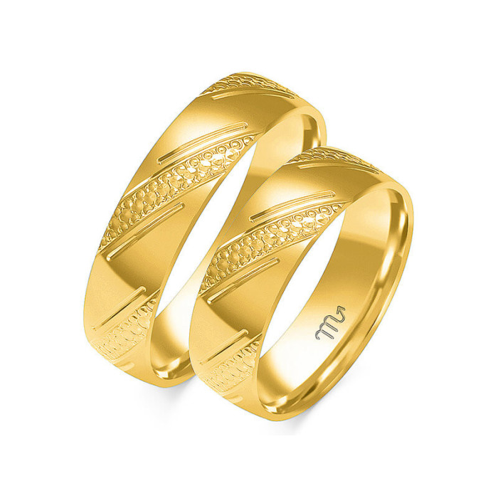 Złoty pierścionek obrączka złota 333