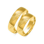 Złoty pierścionek obrączka złota 333