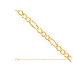 Złoty łańcuszek 585 SPLOT FIGARO 50 cm 1,90g
