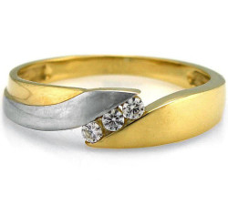 klasyczny złoty pierścionek