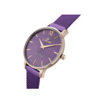 Fioletowy Damski zegarek na bransolecie