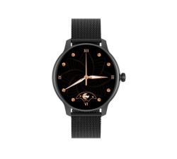 Zegarek Smartwatch czarny pasek dotykowy ekran