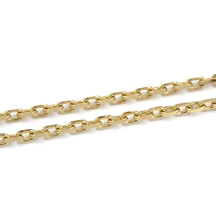 Złoty łańcuszek 585 ankier długość 42 cm 2,1g