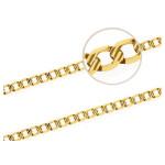 Złoty łańcuszek 375 SPLOT PANCER 55 CM 8,50g
