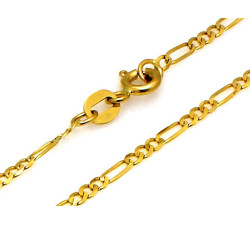 Złoty łańcuszek 585 SPLOT FIGARO 45cm 2,32g