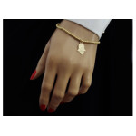 Srebrna bransoletka 925 z ręką Fatimy