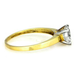 Złoty pierścionek zaręczynowy 333 z cyrkonią 1,38 g