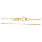 Złota bransoletka łańcuszkowa 333 klasyczny elegancki splot ankier na prezent