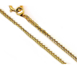 Złoty łańcuszek lisi ogon 585 mocny splot  60cm
