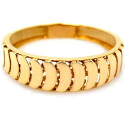 złoty ażurowy pierścionek 585