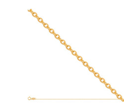 Złoty łańcuszek 585 SPLOT BRILANTATA 50cm 1,85g