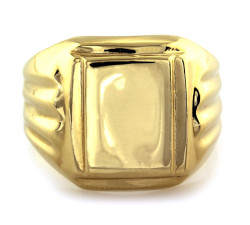 Złoty sygnet męski 585 elegancki pierścień 4,53g