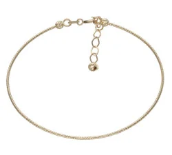 Złota bransoletka 585 sztywna bangle