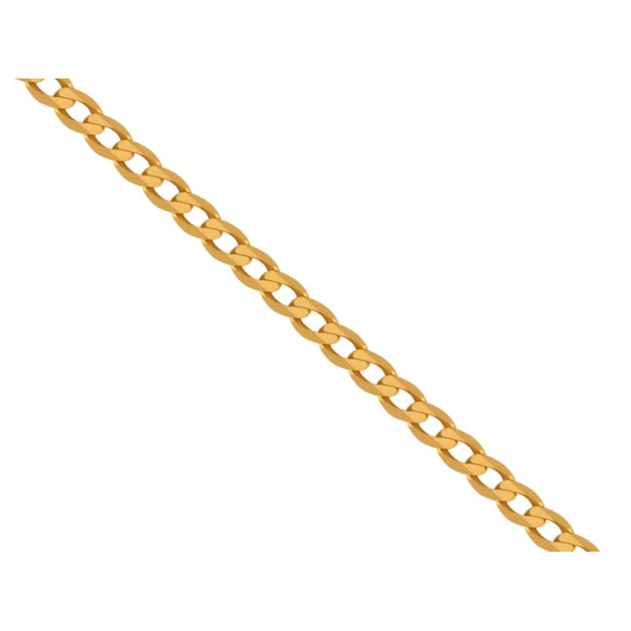 Złoty łańcuszek 585 PANCERKA PANCER 50cm 7,90g