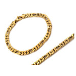 Złota bransoletka męska 585 gruby łańcuch
