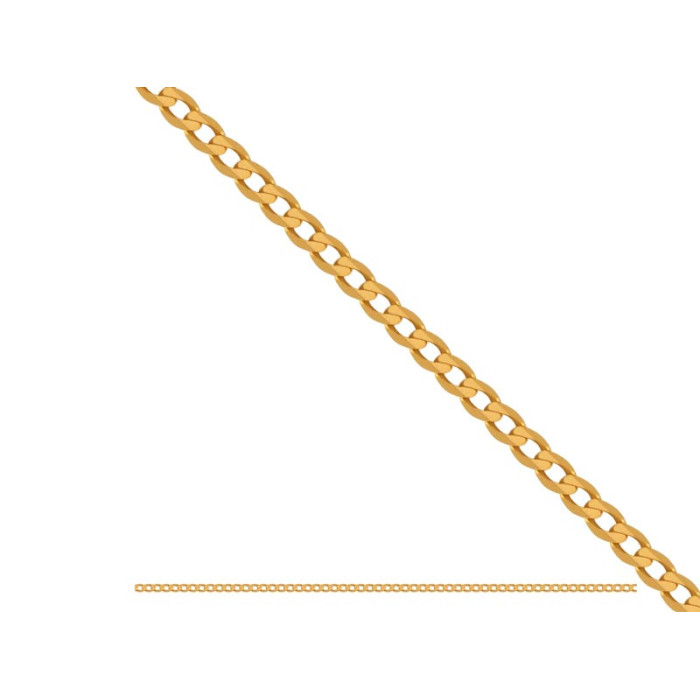 Złoty łańcuszek 585 SPLOT PANCER 50 cm 2,90g