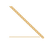 Złoty łańcuszek 585 SPLOT PANCER 50 cm 2,90g