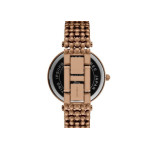Elegancki DAMSKI brązowy zegarek kwarcowy