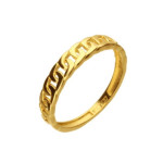 Złoty pierścionek 333 AŻUROWY MOTYW ŁAŃCUCHA 1,18g