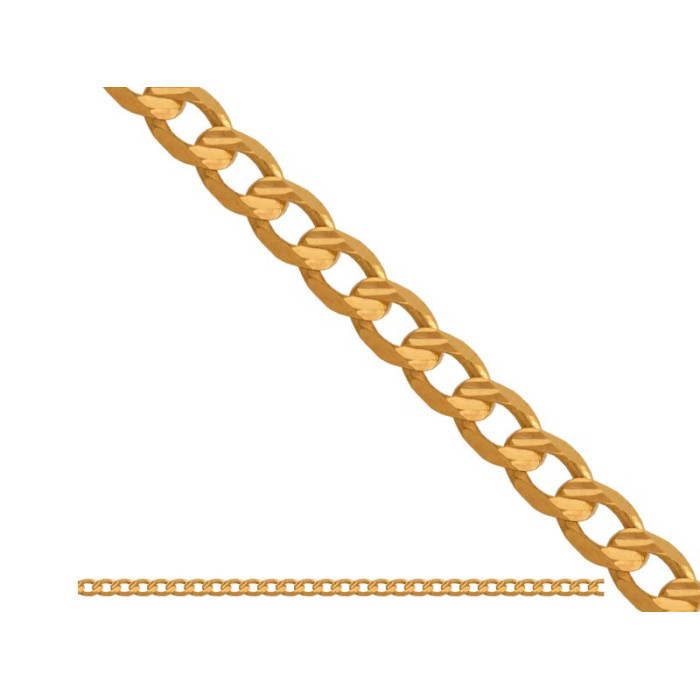 Złoty łańcuszek 585 SPLOT PANCERKA 55 CM 5,50g