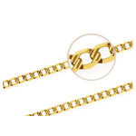 Złoty łańcuszek 585 SPLOT PANCERKA 45 CM 8,86g