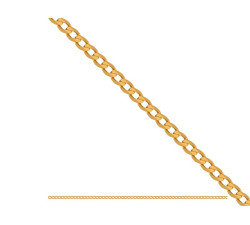 Złoty łańcuszek 585 SPLOT PANCER 50 cm 2,00g