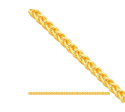 Złoty łańcuszek 585 LISI OGON 50 CM 14K 1,20g