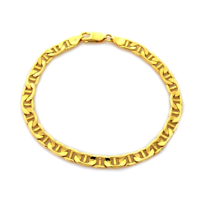 Złota bransoletka męska 585  łańcuszkowa Gucci