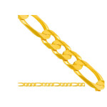Złoty łańcuszek 585 SPLOT FIGARO 45cm 2,40g