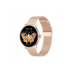 Elegancki Damski zegarek Smartwatch różowe złoto