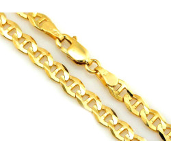 Złoty łańcuszek 333 splot gucci marina 50cm