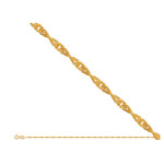 Złoty łańcuszek 585 SINGAPUR DLA DZIECKA 40 cm 1,25g